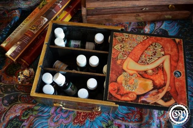 Коробка для чая превращается в восточную шкатулку: мастер-класс, часть 1