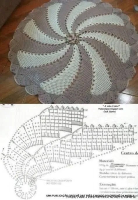 Коврики крючком