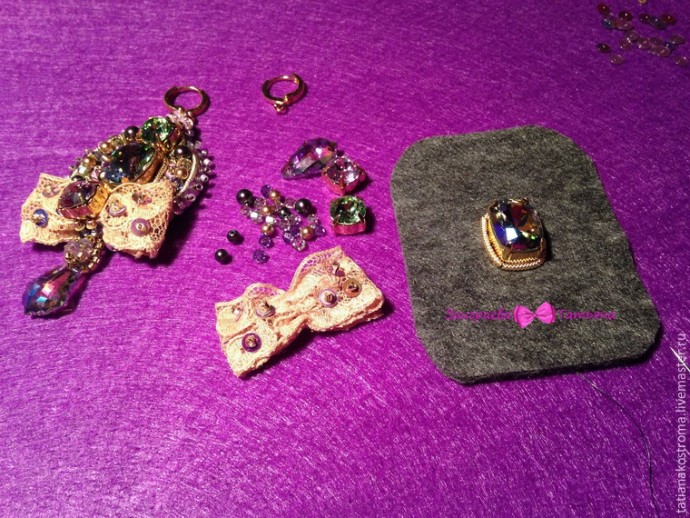 Создаём романтичные серёжки: часть 1