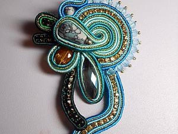 ​Мастер-класс по созданию сутажного кулона "Весенний букетик": часть 2