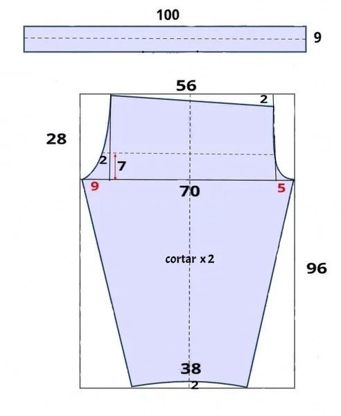 Узкие брючки на 54 размер за один вечер