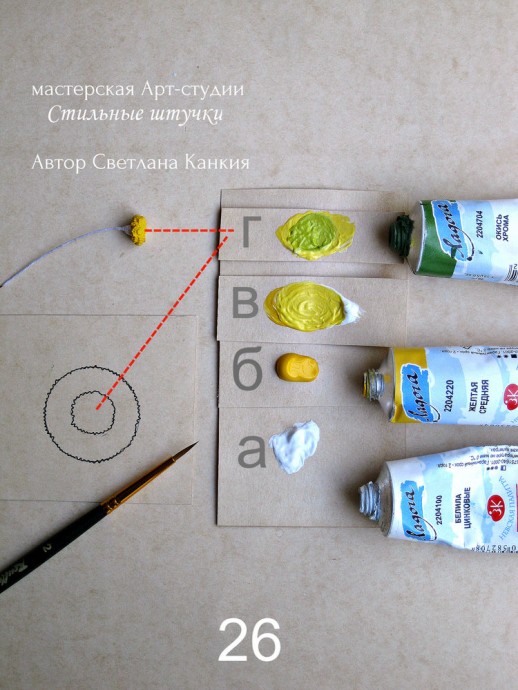 ​Делаем соцветие пижмы и середину ромашки из термоклея: часть 3