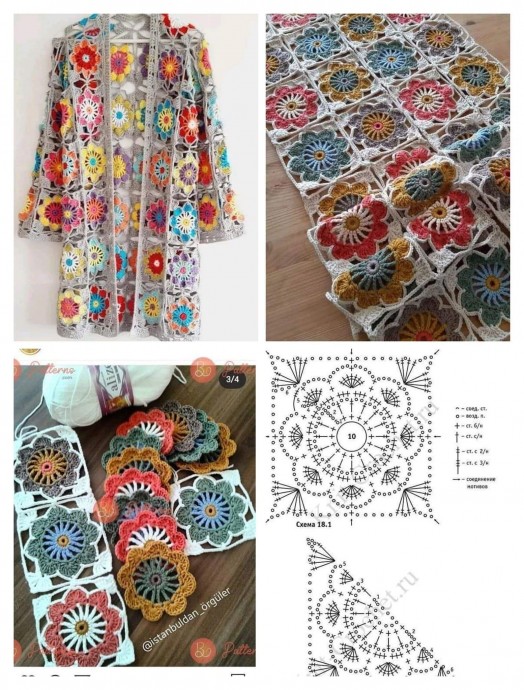 Кардиганы спицами и крючком