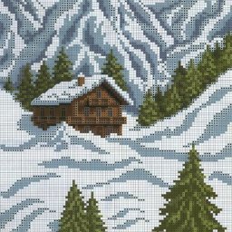 Вышиваем зимние пейзажи: часть 4