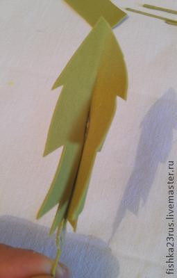 Одуванчики из фоамирана: часть 3