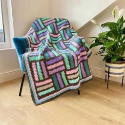 Плед или коврик крючком