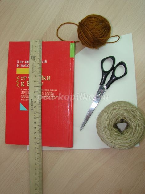 Сувенирная кукла из шпагата: часть 1 Сувенирная кукла из шпагата: часть 1