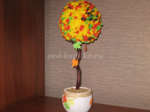 Топиарий из гофрированной бумаги: часть 2