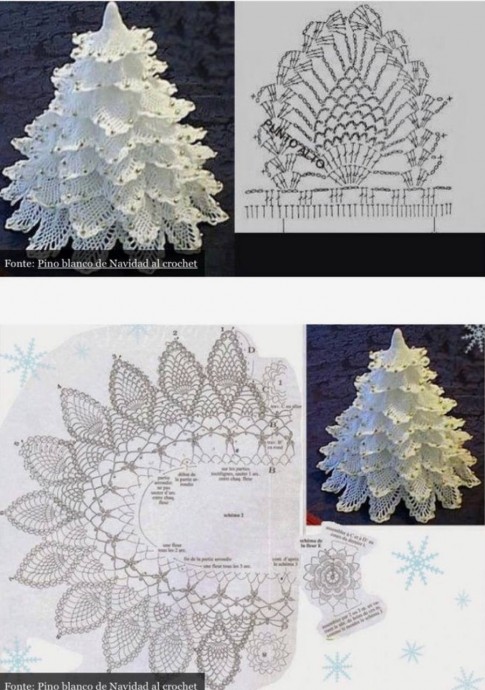 Чудесные белоснежные ёлочки