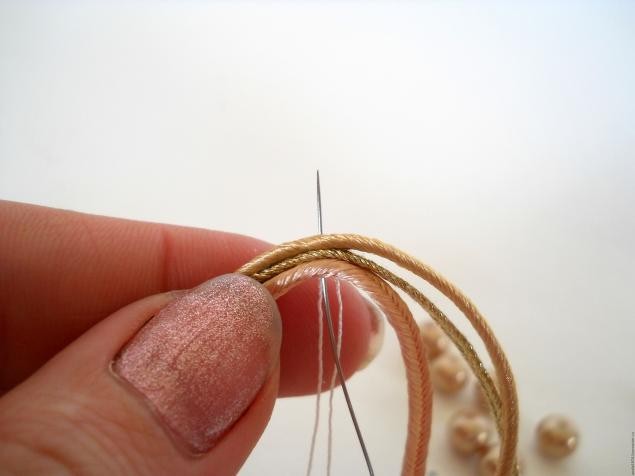 Колье "Кружевная бабочка": мастер-класс, часть 3