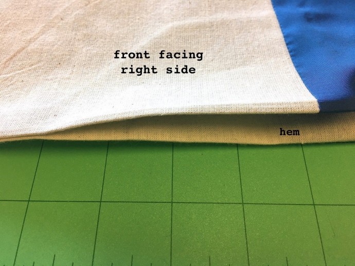 Обработка низа изделия на подкладке Обработка низа изделия на подкладке