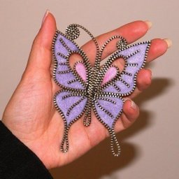 Украшения из молний