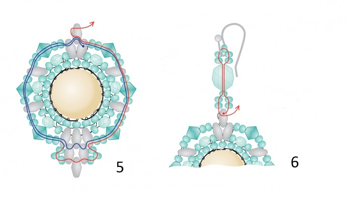 ​Серьги "Ледяная капля"