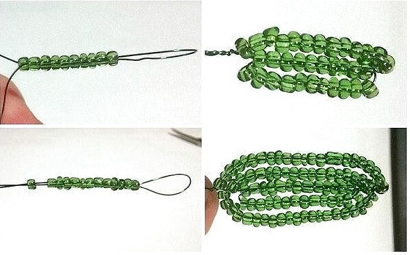 Цветок прекрасной вербены из бисера Цветок прекрасной вербены из бисера