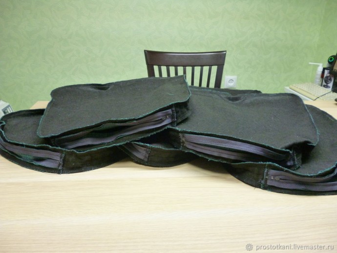 Делаем мягкие сидения со съёмными чехлами для стульев: часть 1