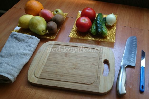 Фигурная нарезка из овощей и фруктов с фото для начинающих: часть 1