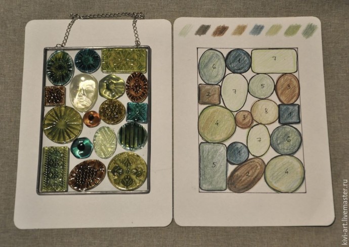 Изготовление декоративного панно-витража: часть 1