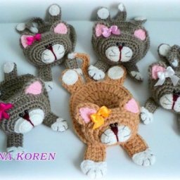 Котики подставки под кружки