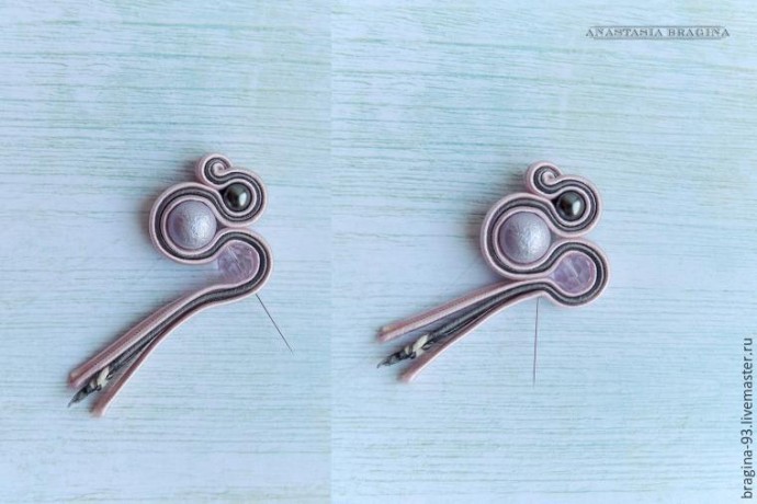 Красивые сутажные серьги: часть 1