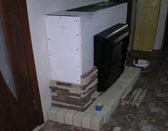 Камин из гипсокартона своими руками Камин из гипсокартона своими руками