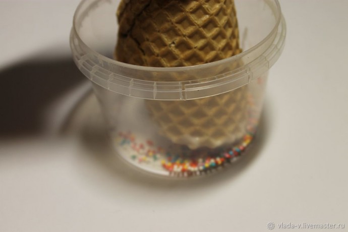 ​Создаём не тающее мороженное для фотосессии: часть 1