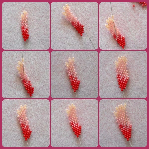 Цветы из бисера