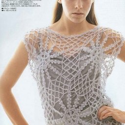 ​Декоративный ажурный топ