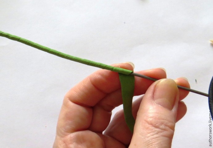 Гербера из фоамирана: часть 6