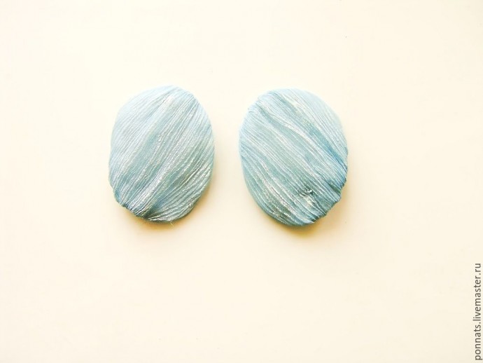 Изготавливаем текстильные серьги с вышивкой и лепкой "Гиппокампус": часть 2 Изготавливаем текстильные серьги с вышивкой и лепкой "Гиппокампус": часть 2