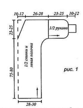​Красивый узор для кардигана