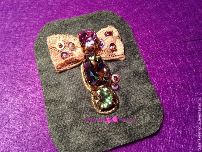 Создаём романтичные серёжки: часть 2