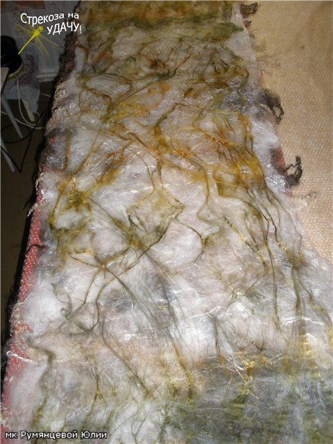 Как свалять ажурный палантин из флиса и кудрей в технике "Крыло стрекозы" Как свалять ажурный палантин из флиса и кудрей в технике "Крыло стрекозы"