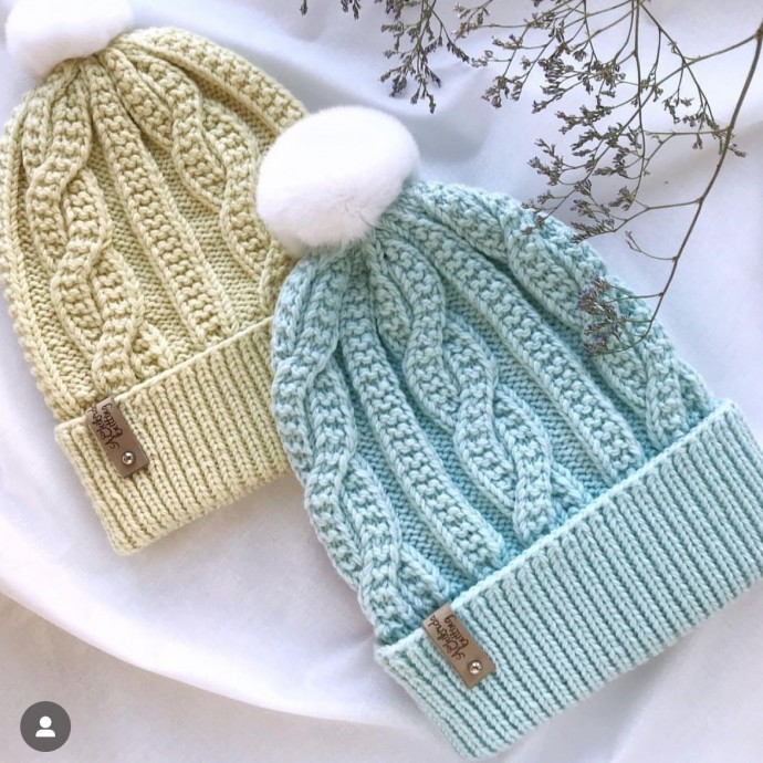 ​Шапка с четким узором