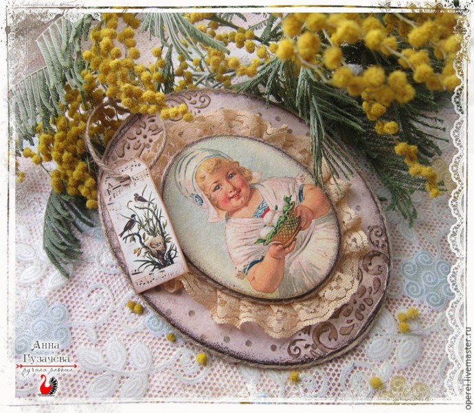 Создаем винтажное декоративное панно: часть 2 Создаем винтажное декоративное панно: часть 2