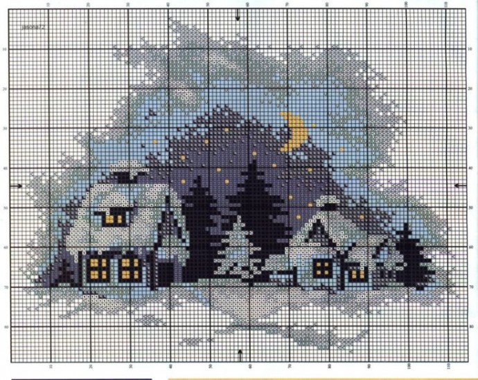 ​Вышиваем зимние пейзажи: часть 1