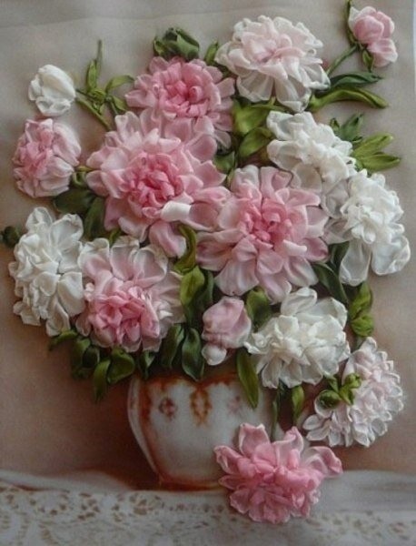 Вышивка лентами: идеи для вдохновения Вышивка лентами: идеи для вдохновения