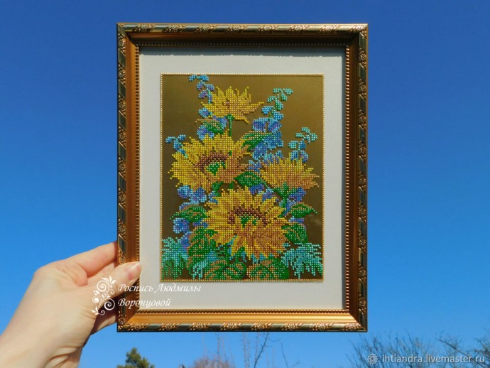 Имитируем вышивку в технике точечная роспись: часть 2 Имитируем вышивку в технике точечная роспись: часть 2