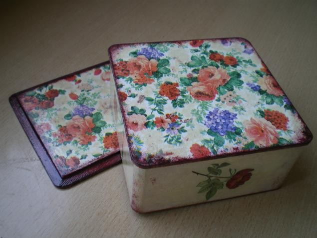 Шкурное дело: декупаж коробочки, часть 3