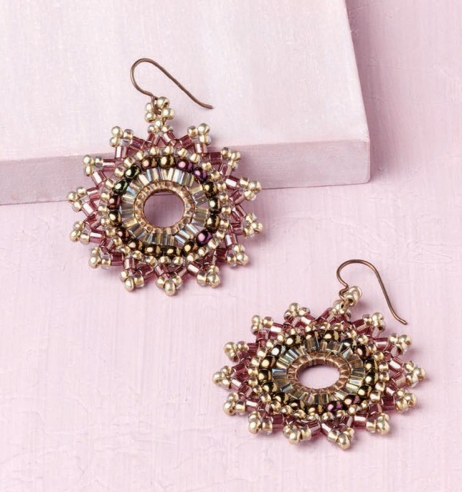 Серьги "Чертополох"