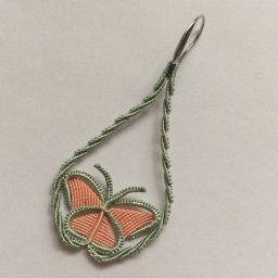 Плетем серьги-бабочки в технике макраме: часть 3