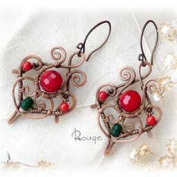 Серьги "Капля цветочного меда": часть 1