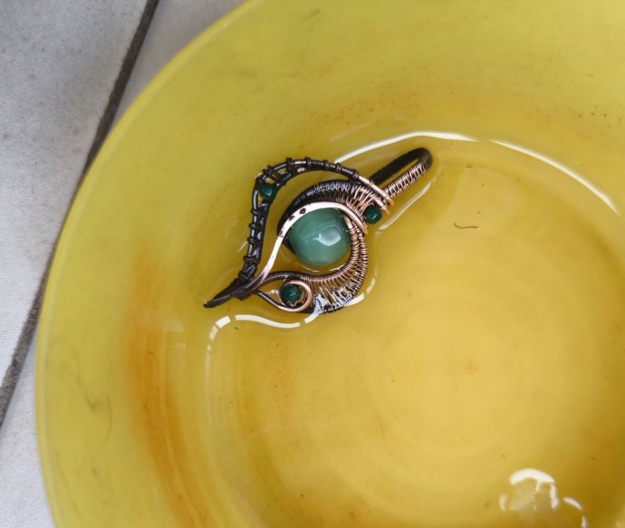 Кулон из проволоки в технике Wire wrap: часть 3