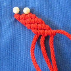 ​10 ажурных цепочек из 4-х нитей в технике макраме: часть 3