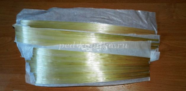 ​Цветочное панно из соломки своими руками: часть 1