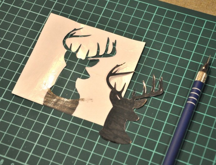 Декор шкатулки с двойной крышкой "Золотой волшебный лес": часть 3