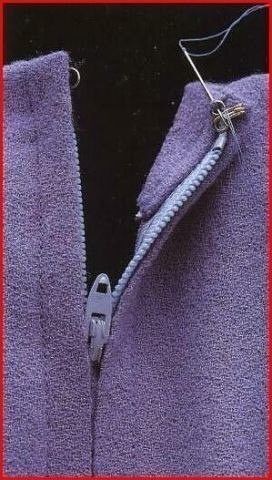 ​Как втачать "молнию" в шов