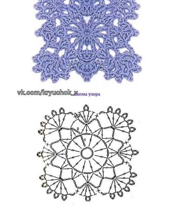 Красивые мотивы крючком Красивые мотивы крючком