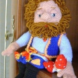 Домовой из пряжи