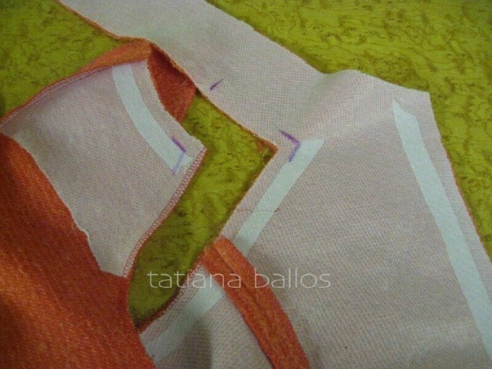 Обработка воротника-стойки