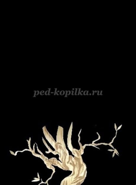 Панно из соломки "Прекрасный аист": часть 4 Панно из соломки "Прекрасный аист": часть 4